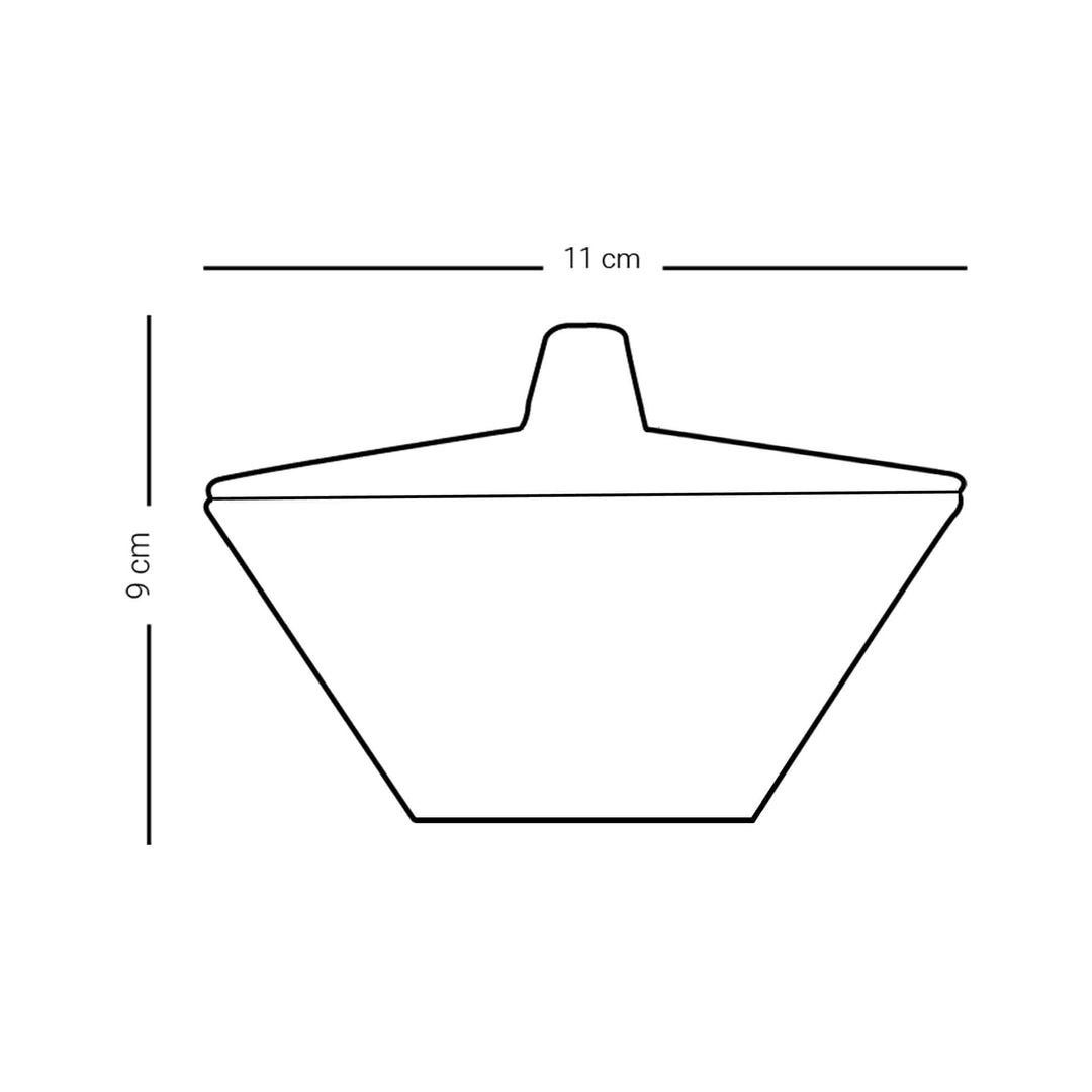Dimlaj Melange Sugar Bowl with Lid (Platinum & Blue) - Premium Sugar Bowls from Melange By Dimlaj - Just $160!