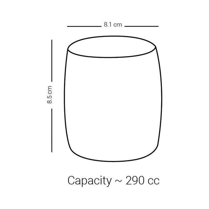 Dimlaj Melange Set of 6 Pcs Short Tumblers (Gold & Brown) - Premium Short Tumblers from Melange By Dimlaj - Just $265!