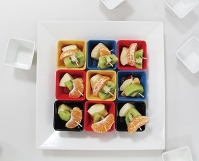 Efay Melamine Canon Square Plate 16" Wide Rim Ivory - Premium Plate from Efay - Just $70! 