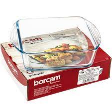 Pasabahce Borcam Square Tray 1040cc Clear - Premium Bakeware from Pasabahce Essentials - Just $35! 