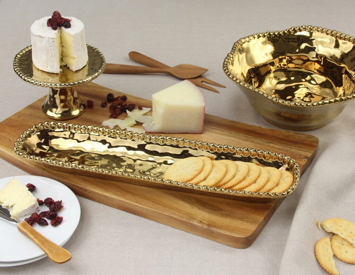 Pampa Bay Monaco Cracker Tray - Gold - Premium Platter from Pampa Bay - Just $100! 