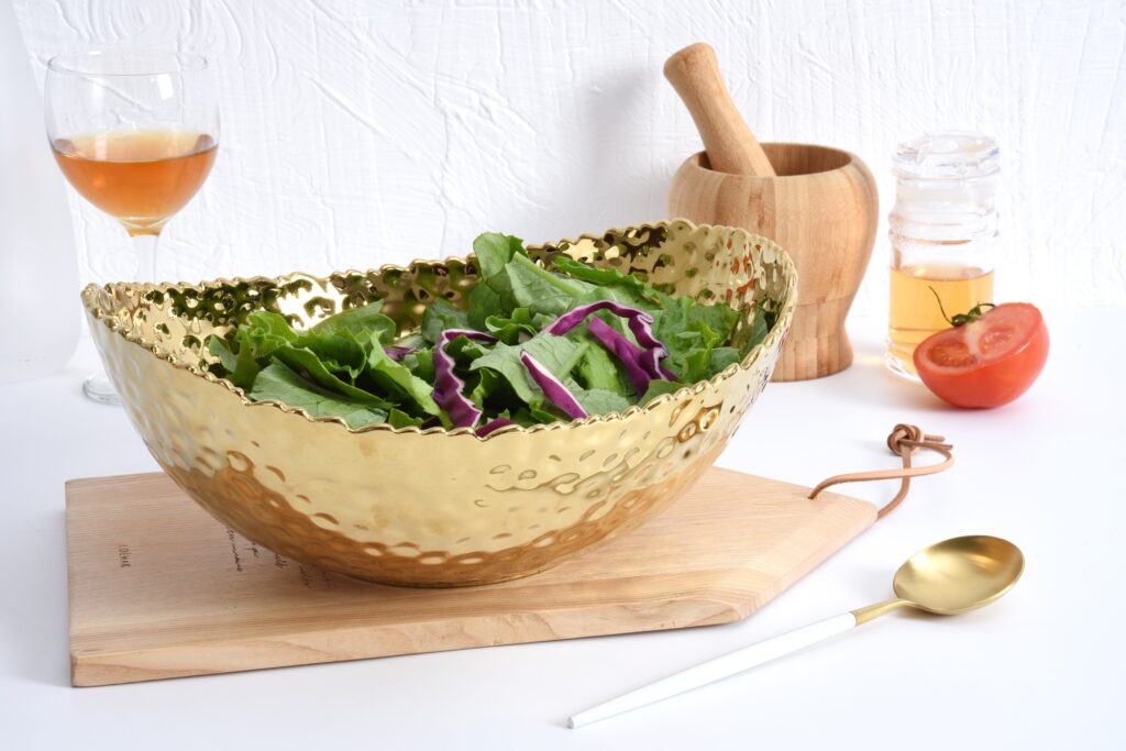 Pampa Bay Golden Millennium Large Oval Bowl - Premium Bowl from Pampa Bay - Just $225! 