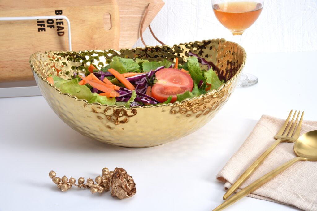 Pampa Bay Golden Millennium Large Oval Bowl - Premium Bowl from Pampa Bay - Just $225! 