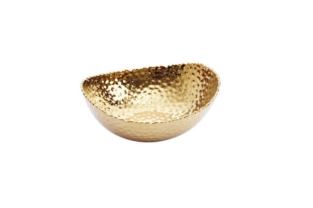 Pampa Bay Golden Millennium Large Oval Bowl - Premium Bowl from Pampa Bay - Just $225! 