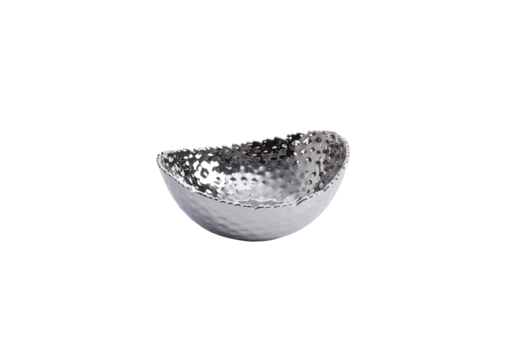 Pampa Bay Millennium Medium Oval Bowl - Silver - Premium Bowls from Pampa Bay - Just $150! 