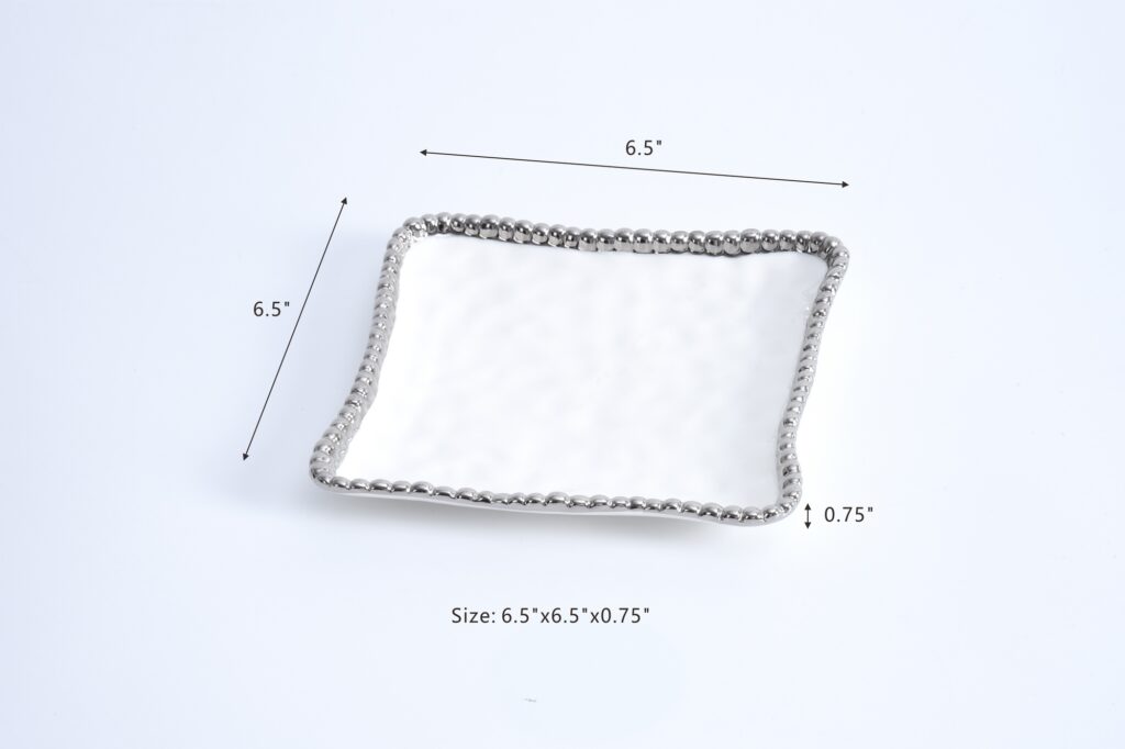 Pampa Bay Salerno Square Appetizer/Dessert Plate - Premium Plate from Pampa Bay - Just $60! 