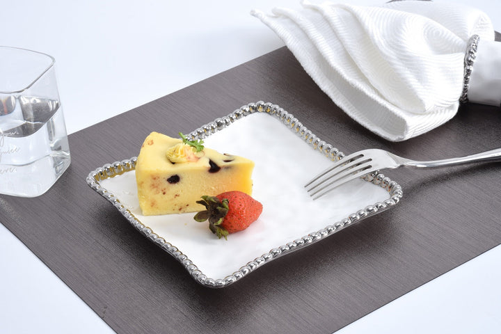 Pampa Bay Salerno Square Appetizer/Dessert Plate - Premium Plate from Pampa Bay - Just $100! 