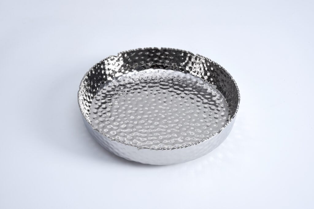 Pampa Bay Millennium Large Shallow Bowl - Silver - Premium Bowl from Pampa Bay - Just $330! 