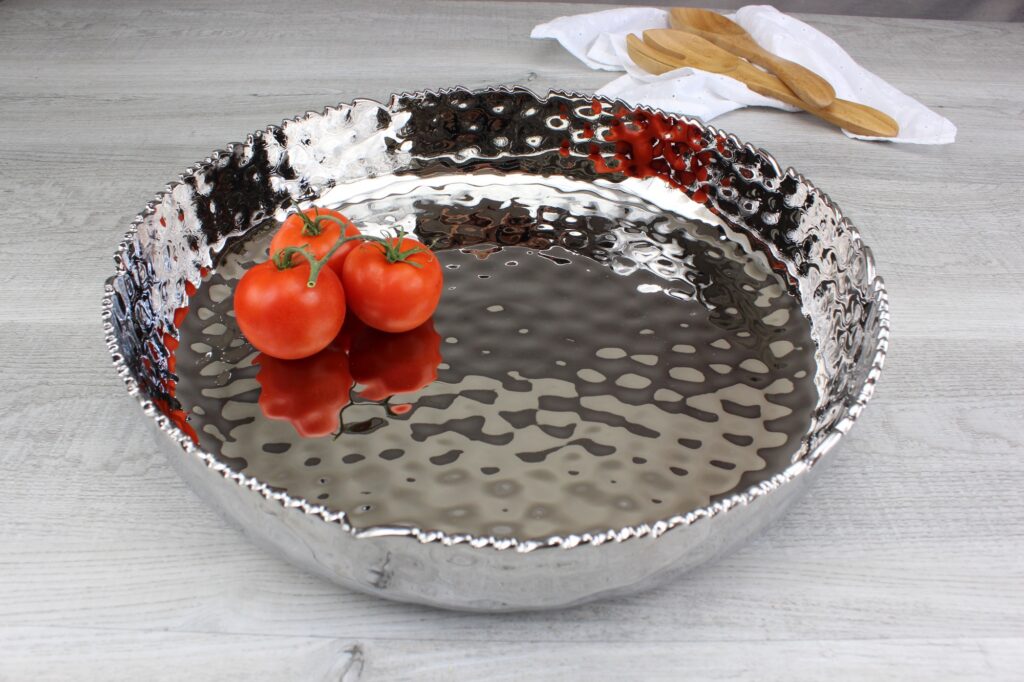 Pampa Bay Millennium Large Shallow Bowl - Silver - Premium Bowl from Pampa Bay - Just $330! 