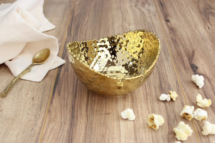 Pampa Bay Golden Millennium Small Oval Bowl - Premium  from Pampa Bay - Just $100! 