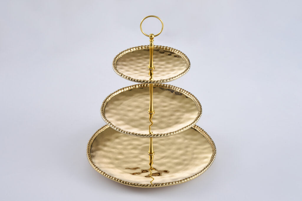Pampa Bay Monaco 3 Tier Stand - Gold - Premium Cake Plate from Pampa Bay - Just $270! 