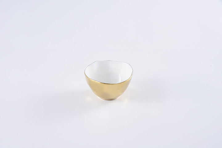 Pampa Bay Moonlight Snack Bowl - White & Gold - Premium Bowls from Pampa Bay - Just $100! 