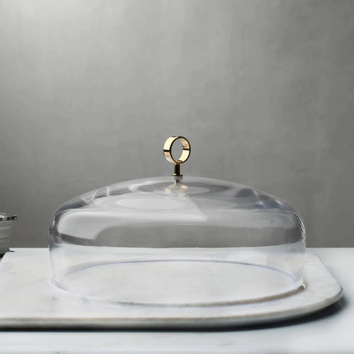 Nude Cupola Cake Dome with Marble Base - Premium  from Pasabahce - Just $1500! 