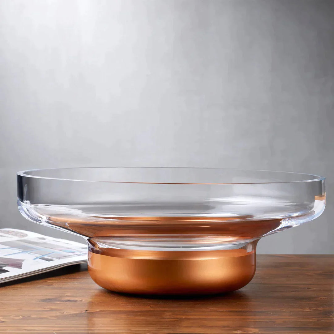 Nude Contour Bowl Wide 135mm Copper - Premium Bowl from Pasabahce - Just $325! 