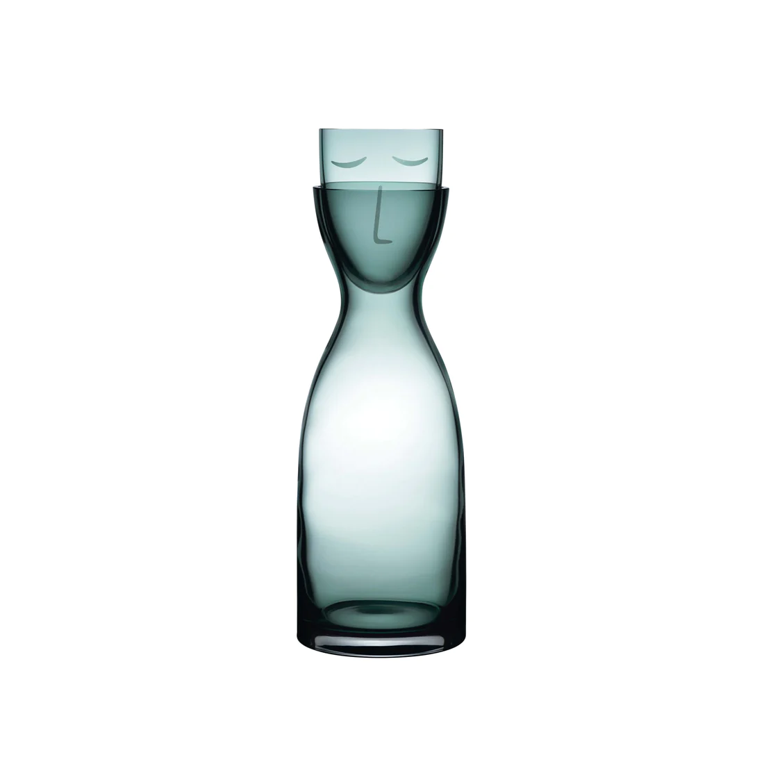 Nude Essentials Mr. & Mrs. Night Water Set Tall 700cc Jug and 200cc Tumbler Green - Premium Jug and Tumbler from Pasabahce - Just $515! 
