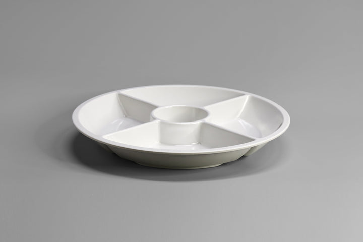 Efay Melamine 5 Compartment Tray 15" Ivory - Premium Trays from Efay - Just $55! 