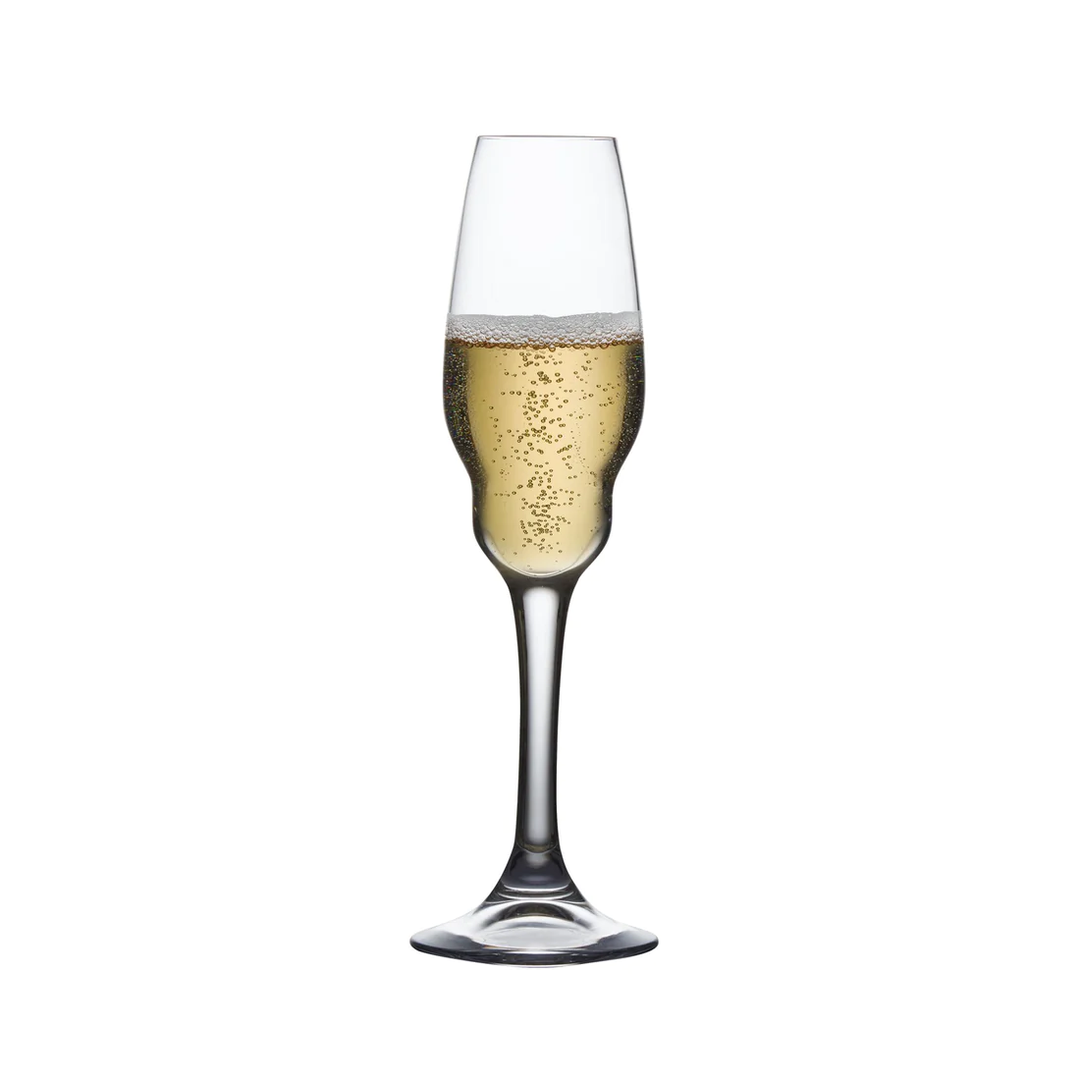 Nude Heads Up Champagne Glass 240cc Clear - Premium Stemware from Pasabahce - Just $100! 