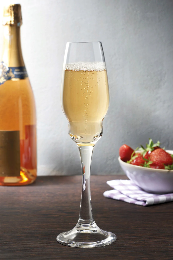 Nude Heads Up Champagne Glass 240cc Clear - Premium Stemware from Pasabahce - Just $100! 