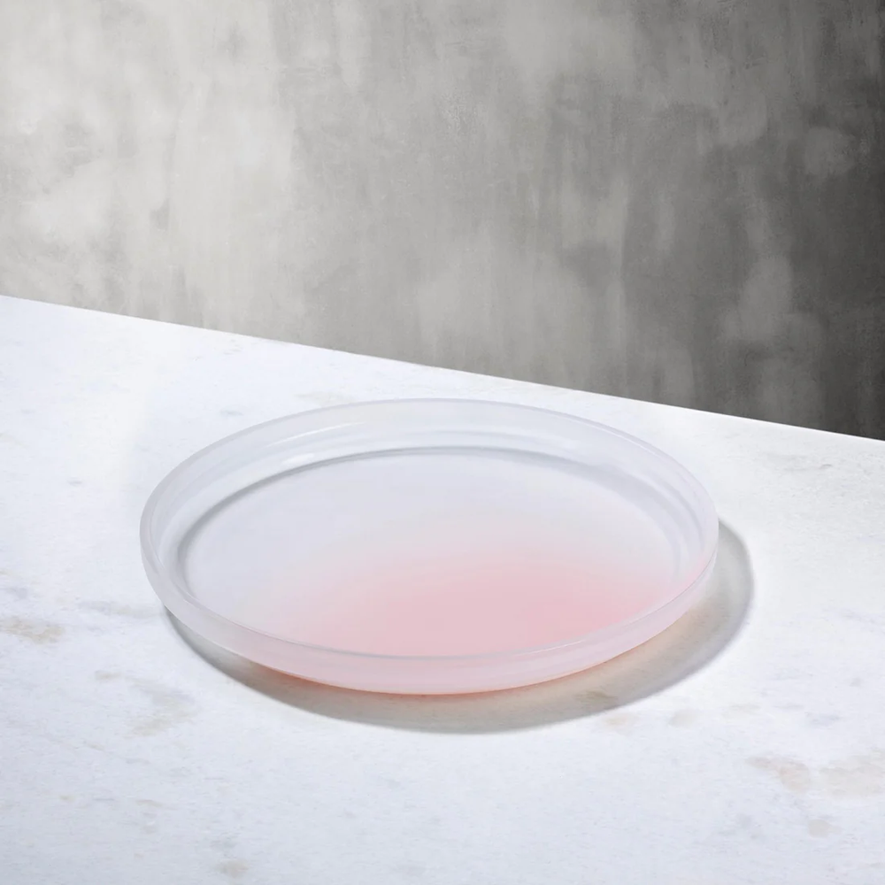 Nude Essentials Pigmento Serving Dish 218mm Sprayed Pink - Premium Plate from Pasabahce - Just $290! 