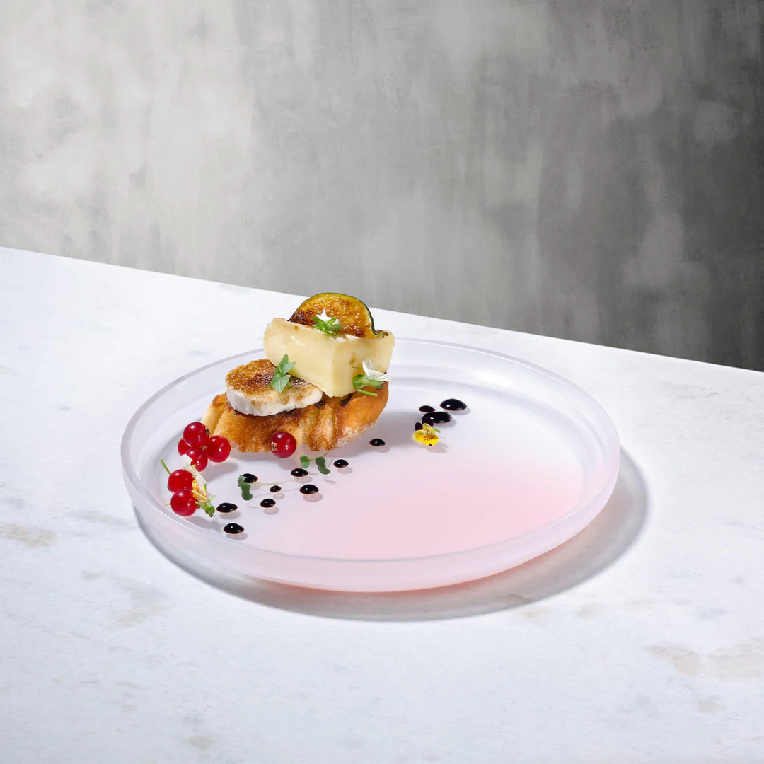 Nude Essentials Pigmento Serving Dish 218mm Sprayed Pink - Premium Plate from Pasabahce - Just $290! 