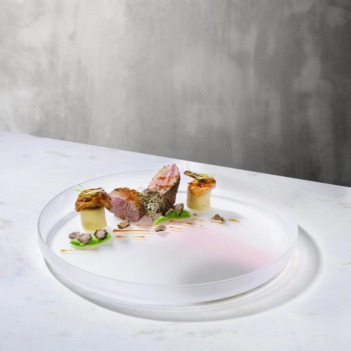 Nude Essentials Pigmento Serving Dish 350mm Pink and Grey - Premium Plate from Pasabahce - Just $435! 