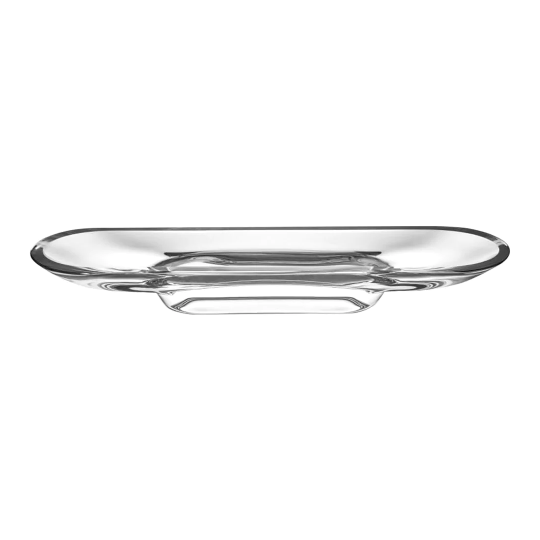 Nude Essentials Silhouette Compartment Tray Single Section Long 34mm Clear - Premium Compartment Tray from Pasabahce - Just $370! 