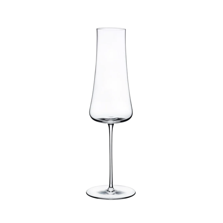 Nude Essentials Stem Zero Volcano Champagne Glass 300cc Clear - Premium Stemware from Pasabahce - Just $305! 