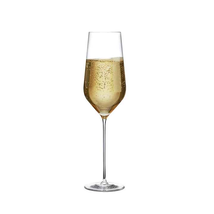 Nude Essentials Stem Zero Trio Champagne Glass 285cc Clear - Premium Stemware from Pasabahce - Just $305! 