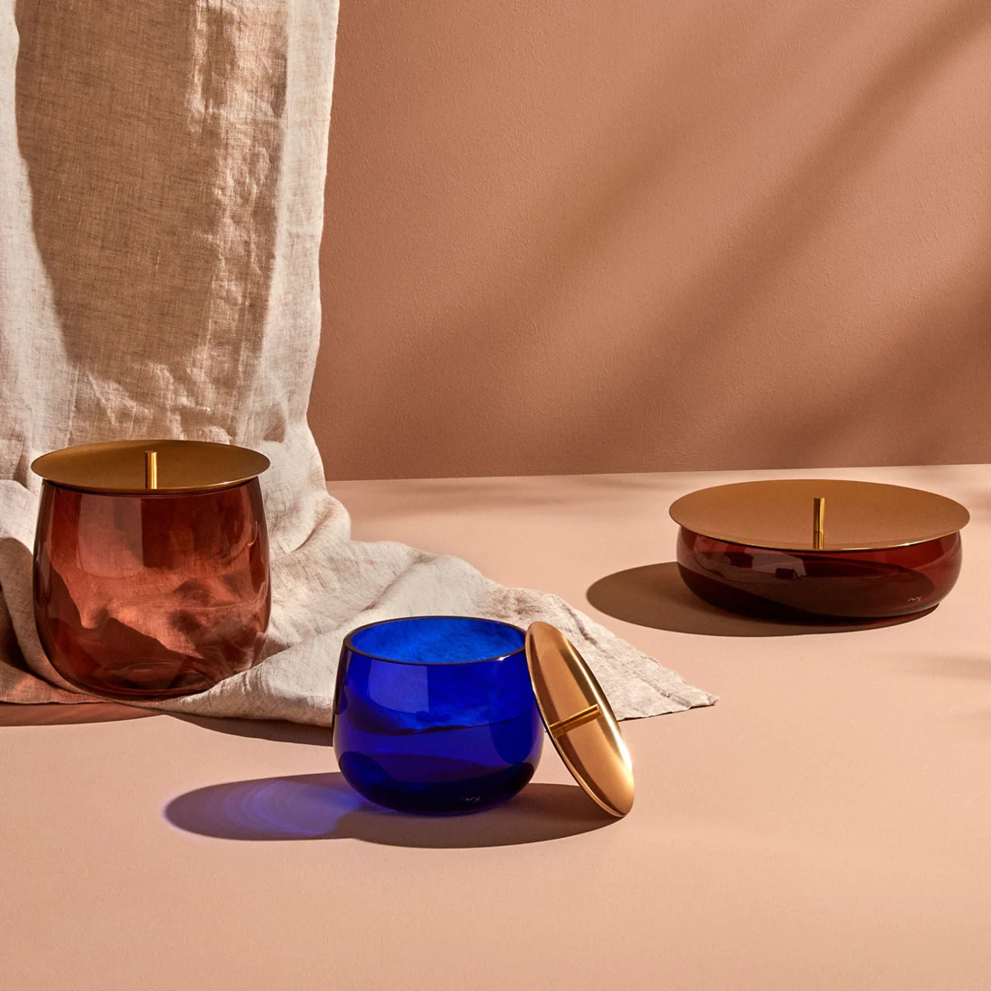 Nude Essentials Beret Bowl Lidded Vessel 107mm Blue - Premium decor from Pasabahce - Just $720! 