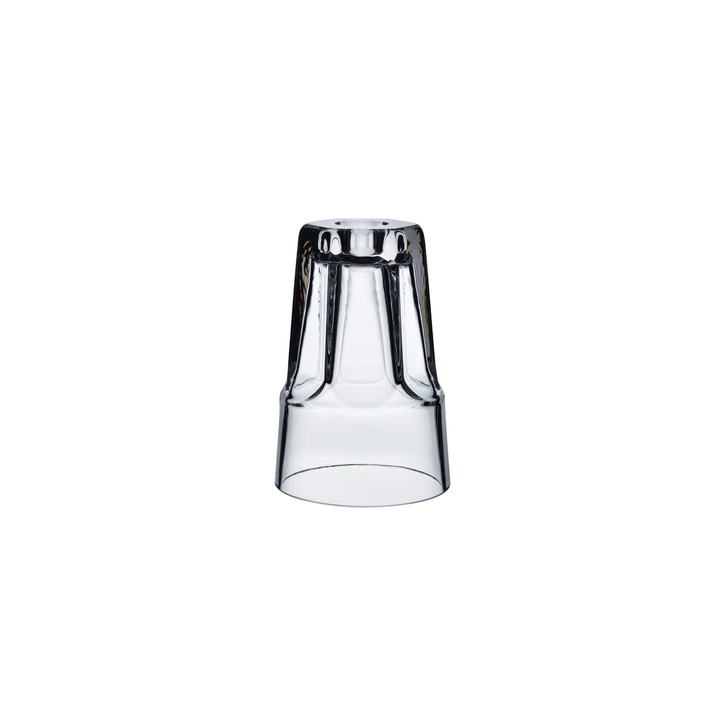 Nude Essentials Look Down Candle Holder in Water Glass Shape 112mm Clear - Premium Candle Holder from Pasabahce - Just $120! 