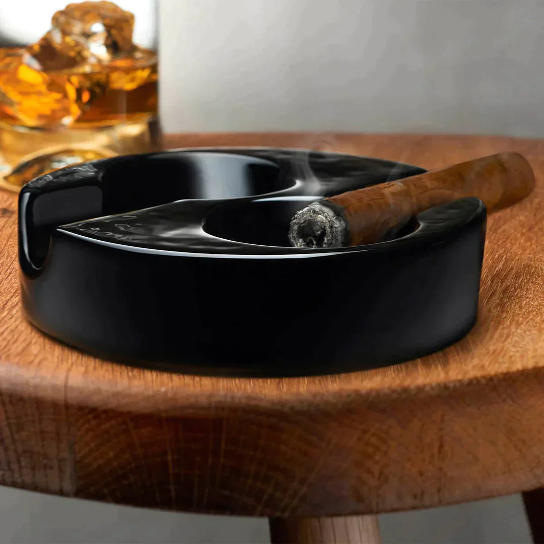 Nude Essentials Altruist Cigar Ashtray 150mm Black - Premium Astray from Pasabahce - Just $335! 