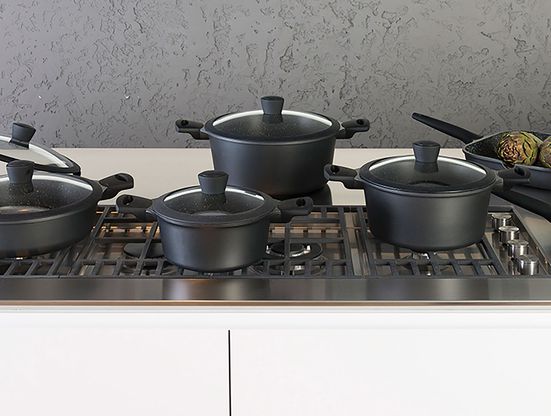 Sola Cast Aluminum Casserole with lid 24 cm - Premium Cookware from Sola - Just $510! 