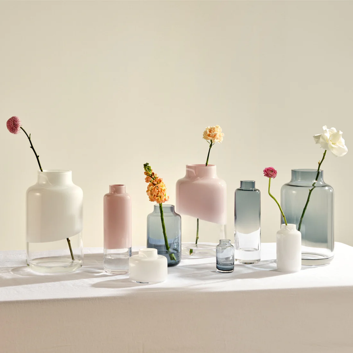 Nude Essentials Magnolia Vase Medium 5700cc White - Premium Vase from Pasabahce - Just $810! 