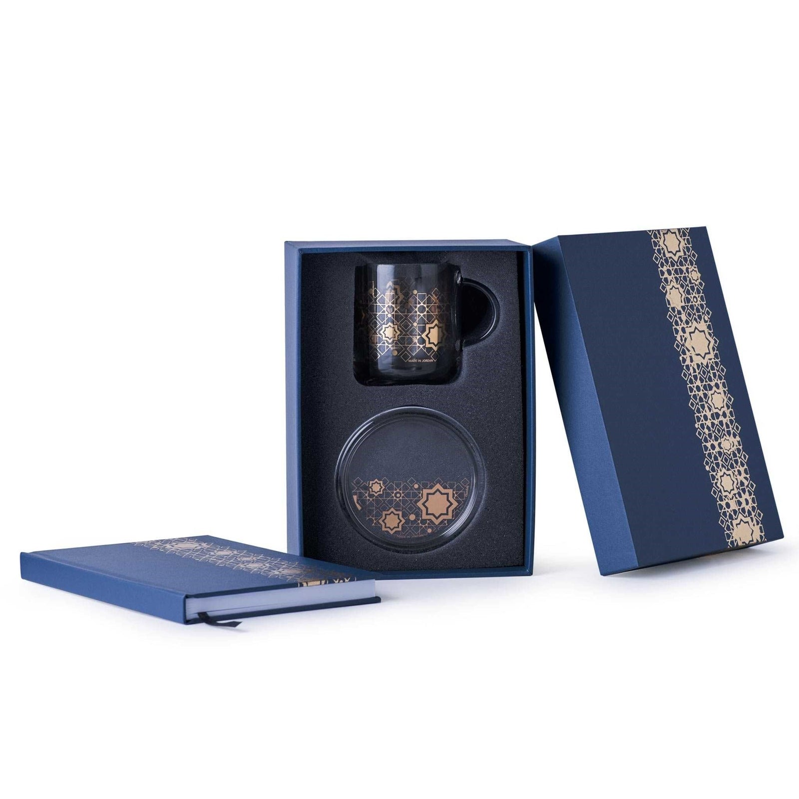 Dimlaj Mist Special Mug, Coaster and Notebook Set (Gold) - Premium Notebook Sets from Dimlaj - Just $160! 