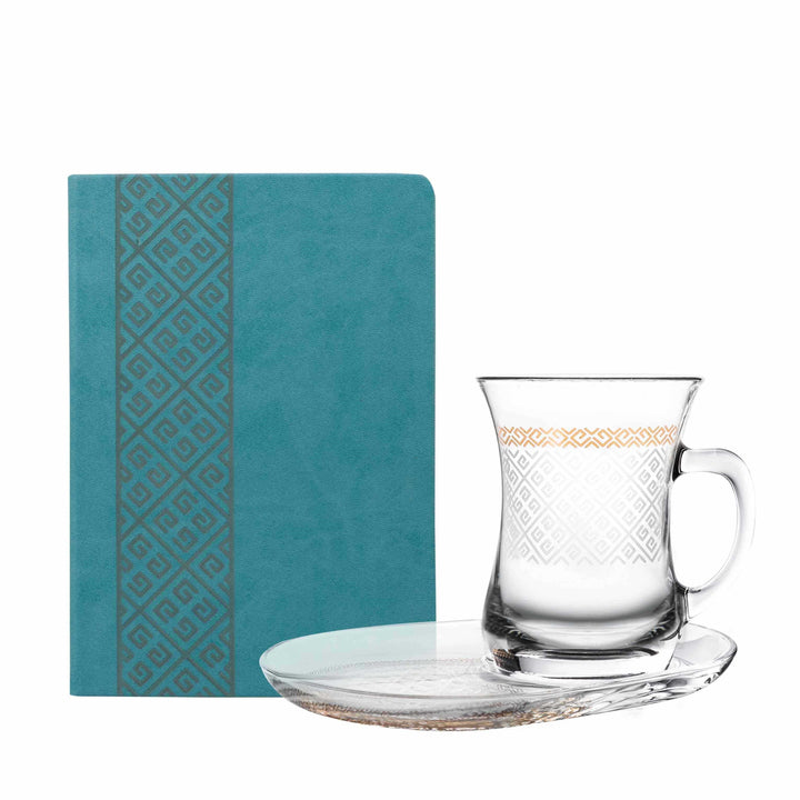 Dimlaj Crown Special Mug, Saucer and Notebook Set - Premium Notebook Sets from Dimlaj Touch - Just $160! 