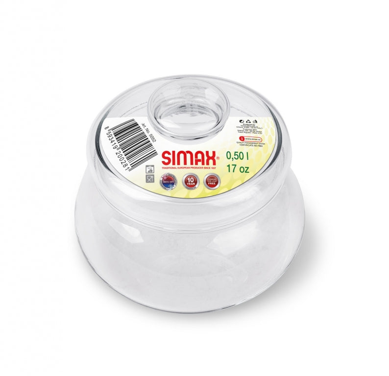 Simax Sugar Bowl with Lid 500 ml Clear - Premium Sugar Bowl from Simax - Just $9.90! 