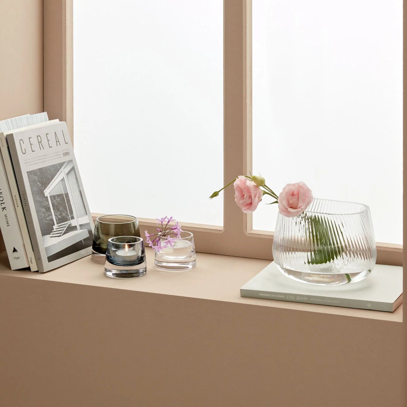 Nude Joy Set of 2pcs Candle Holder Small Clear - Premium  from Nude Glass - Just $250! 