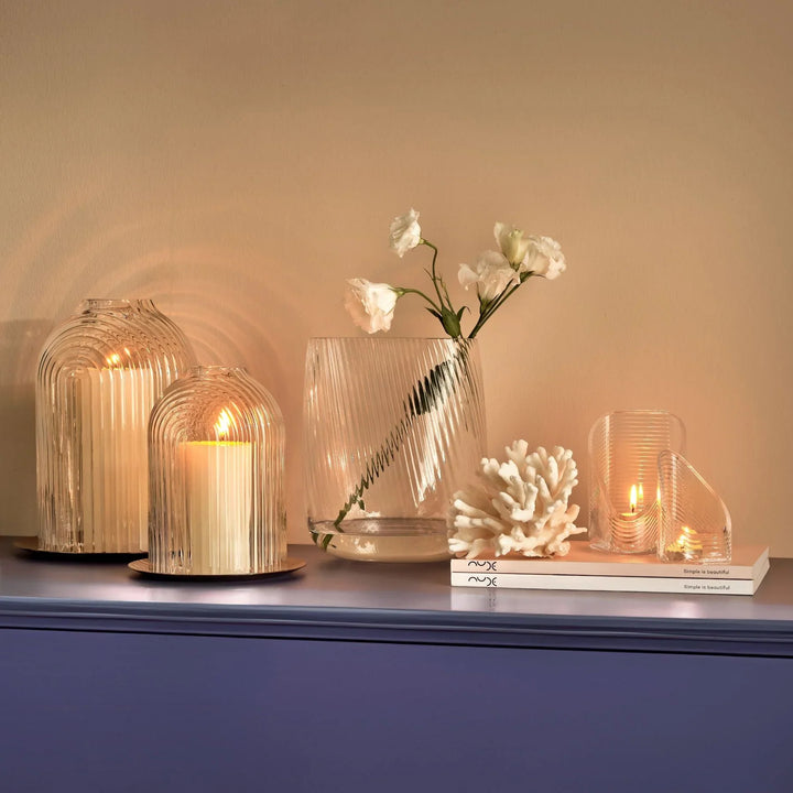 Nude Essentials Ilo Candle Holder 282mm Clear - Premium Candle Holders from Pasabahce - Just $675! 