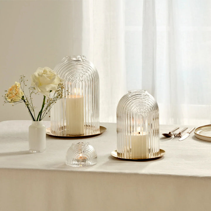 Nude Essentials Ilo Candle Holder 282mm Clear - Premium Candle Holders from Pasabahce - Just $675! 