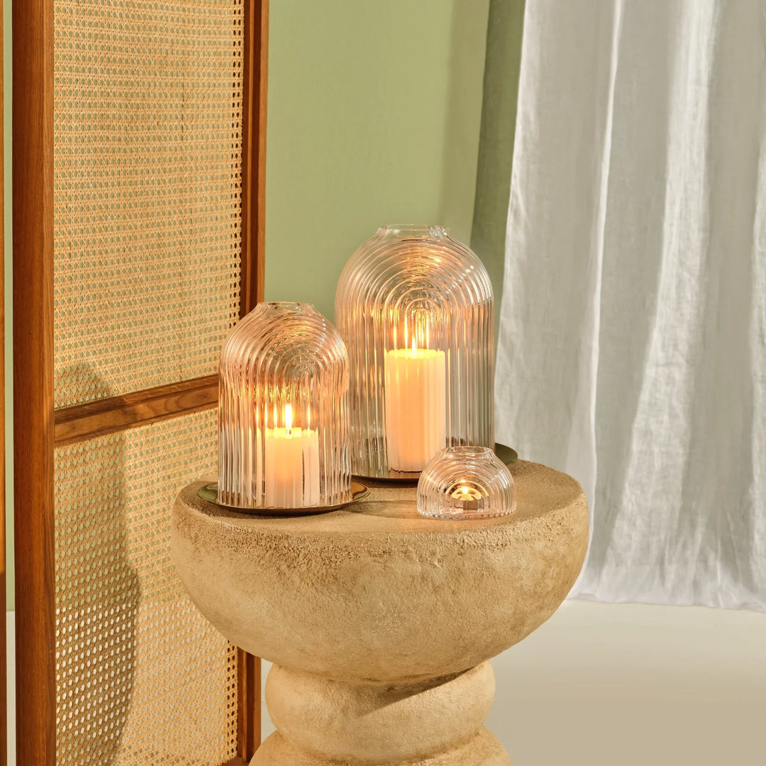 Nude Essentials Ilo Candle Holder 282mm Clear - Premium Candle Holders from Pasabahce - Just $675! 