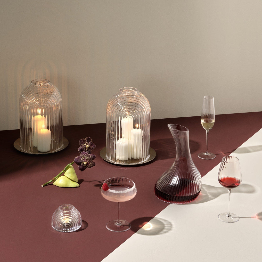 Nude Essentials Ilo Candle Holder 212 mm Clear - Premium Candle Holders from Pasabahce - Just $595! 