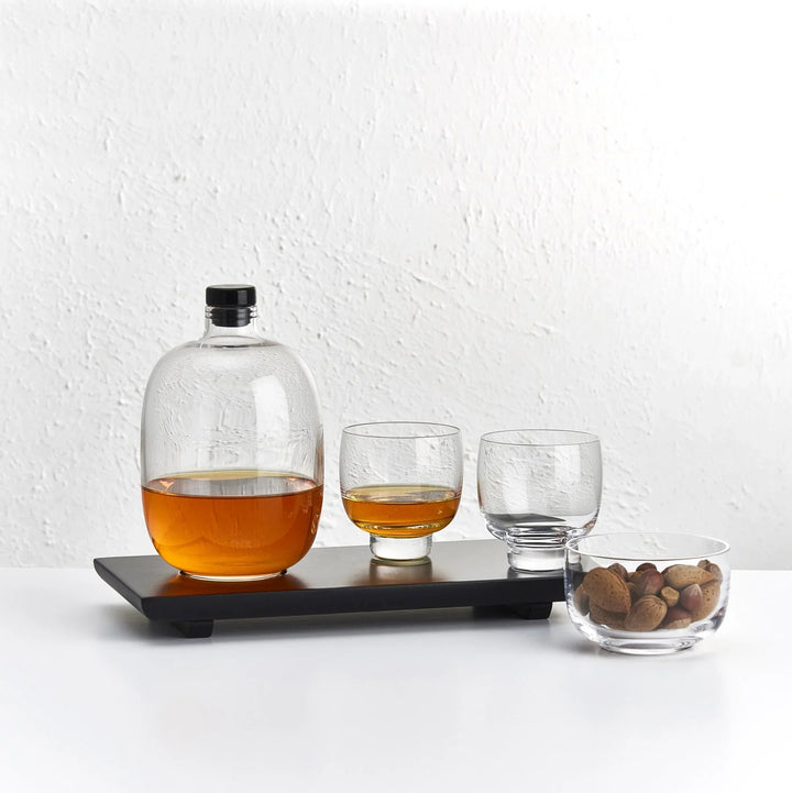 Nude Essentials Malt Gift Set with Wooden Tray - Premium Gift Set from Pasabahce - Just $725! 