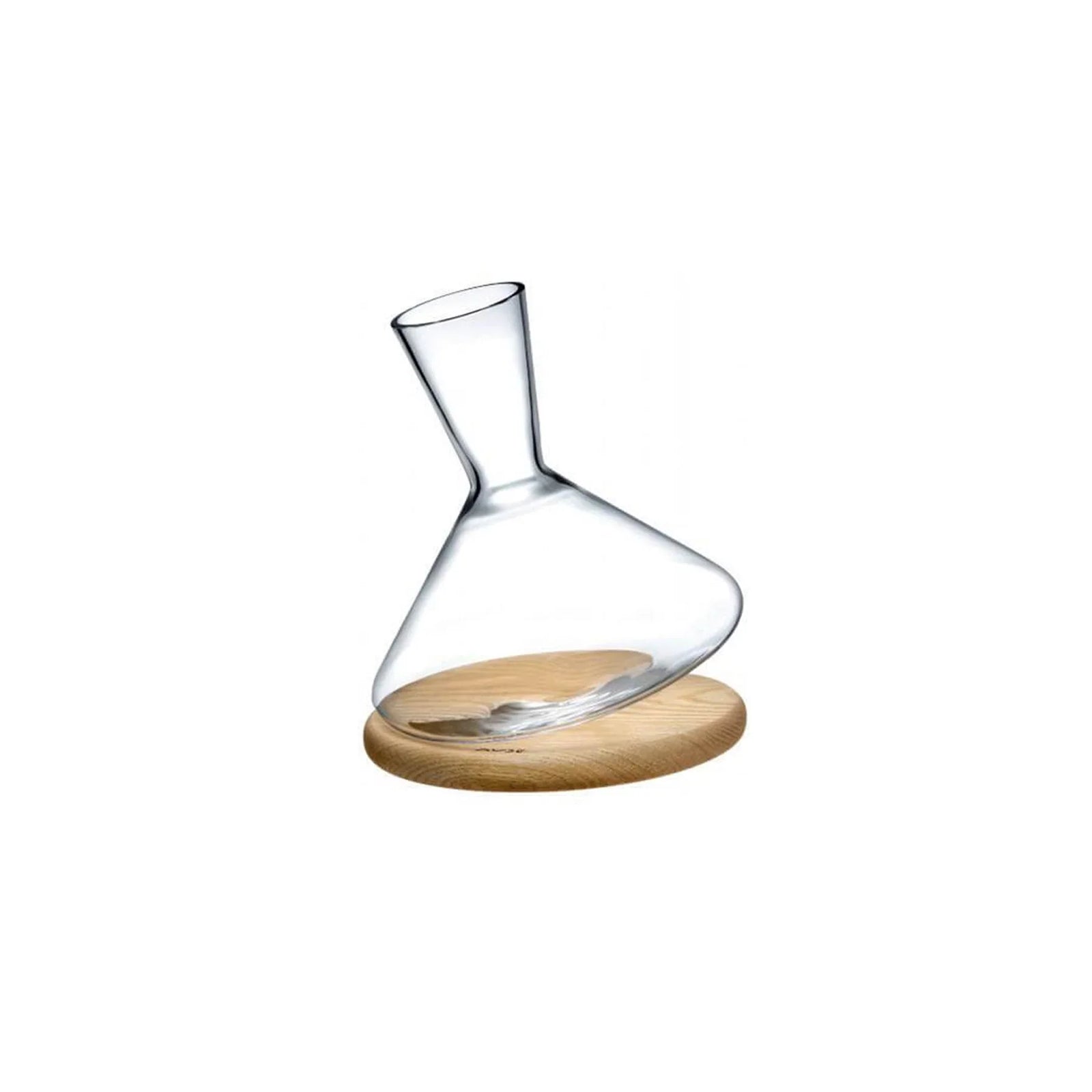 Nude Essentials Balance Wine Decanter with Wooded Base 1000cc Clear - Premium Decanter from Pasabahce - Just $580! 