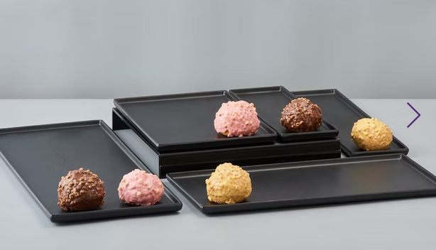 Efay Melamine Bakeware Rectangular Tray 15" Black - Premium tray from Efay - Just $15! 