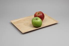 Efay Melamine Woody Baker Square Platter 300mm Oak/Light White - Premium Platters from Efay - Just $35! 