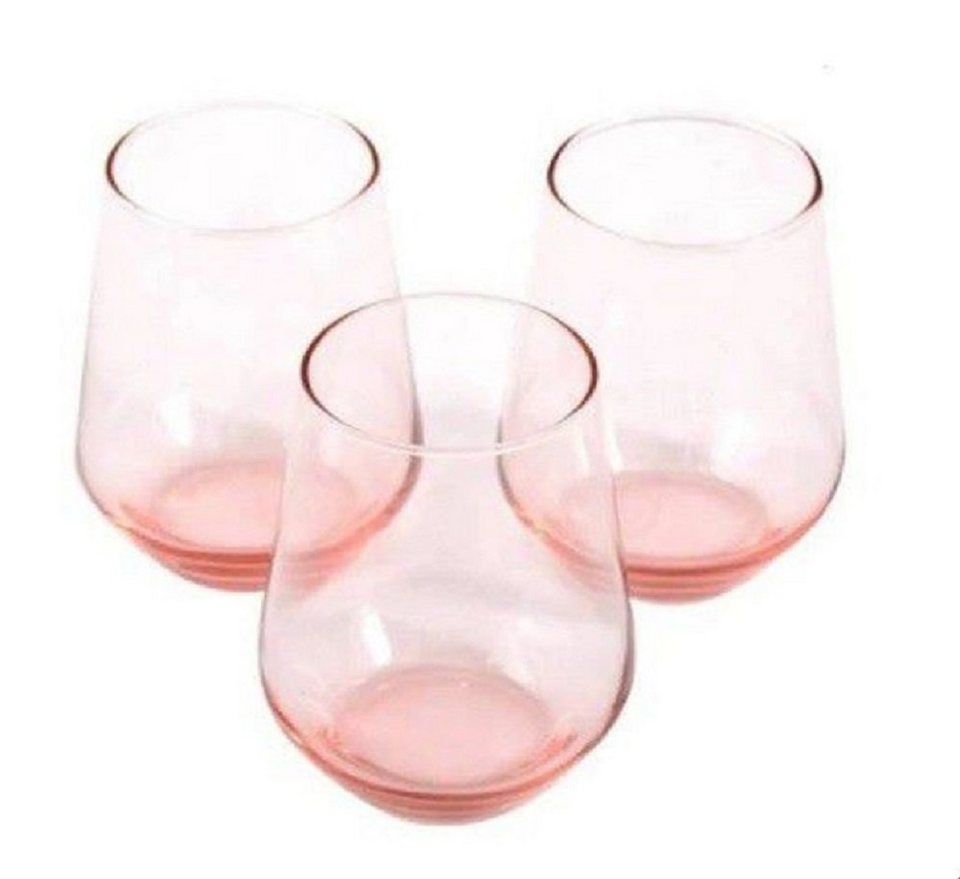 Pasabahce Allegra Set of 3 Pcs Tumblers 425 cc Pink - Premium Tumbler from Pasabahce Essentials - Just $25! 