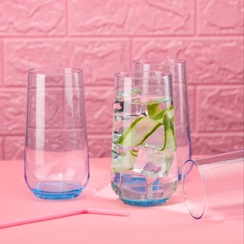 Pasabahce Allegra Set of 6pcs Long Drink Tumblers 470cc Blue - Premium Tumbler from Pasabahce Essentials - Just $50! 