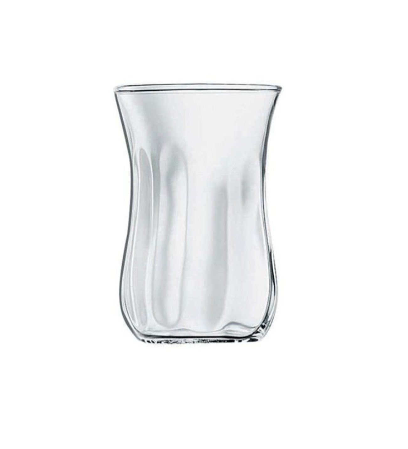 Pasabahce Tempo Set of 6 Pcs Tea Glass 90cc Optic White - Premium Tea Cups from Pasabahce - Just $15! 