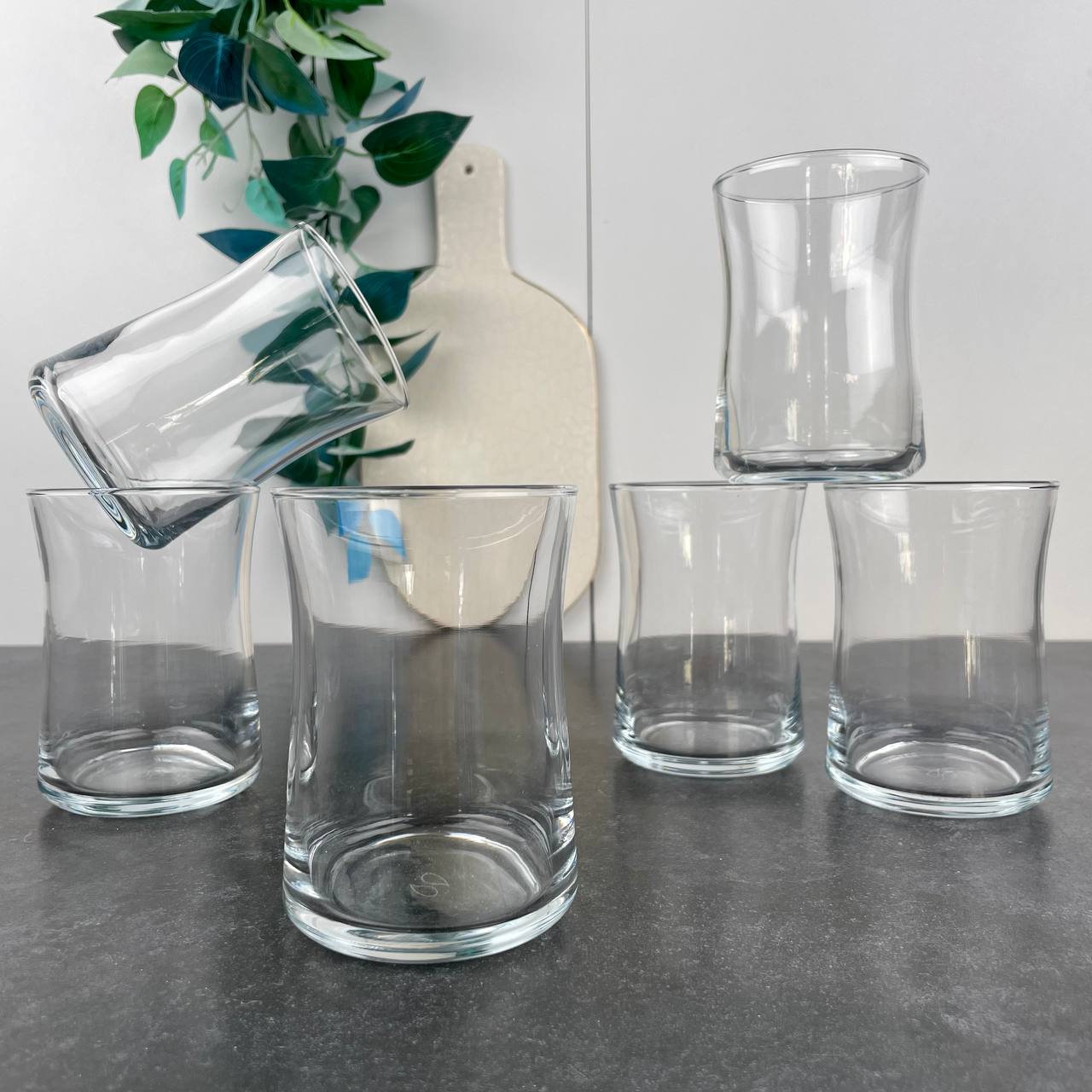 Pasabahce Heybeli Set of 6pcs Tea Glass 180cc Clear - Premium Tea Glass from Pasabahce Essentials - Just $40! 