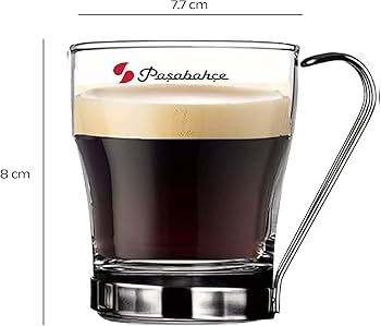 Pasabahce Chroma Set of 2 Pcs Tea Cups 210cc Clear - Premium Mugs from Pasabahce - Just $20! 